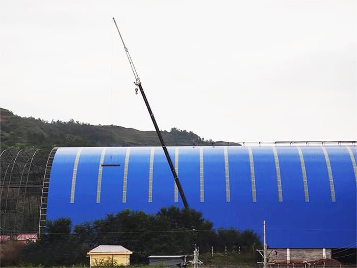 安陆煤棚网架工程